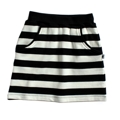 Minti S14 Street Skirt Black/White Stripe